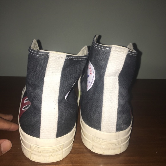 comme des garçons hi top sneakers - Picture 3 of 5